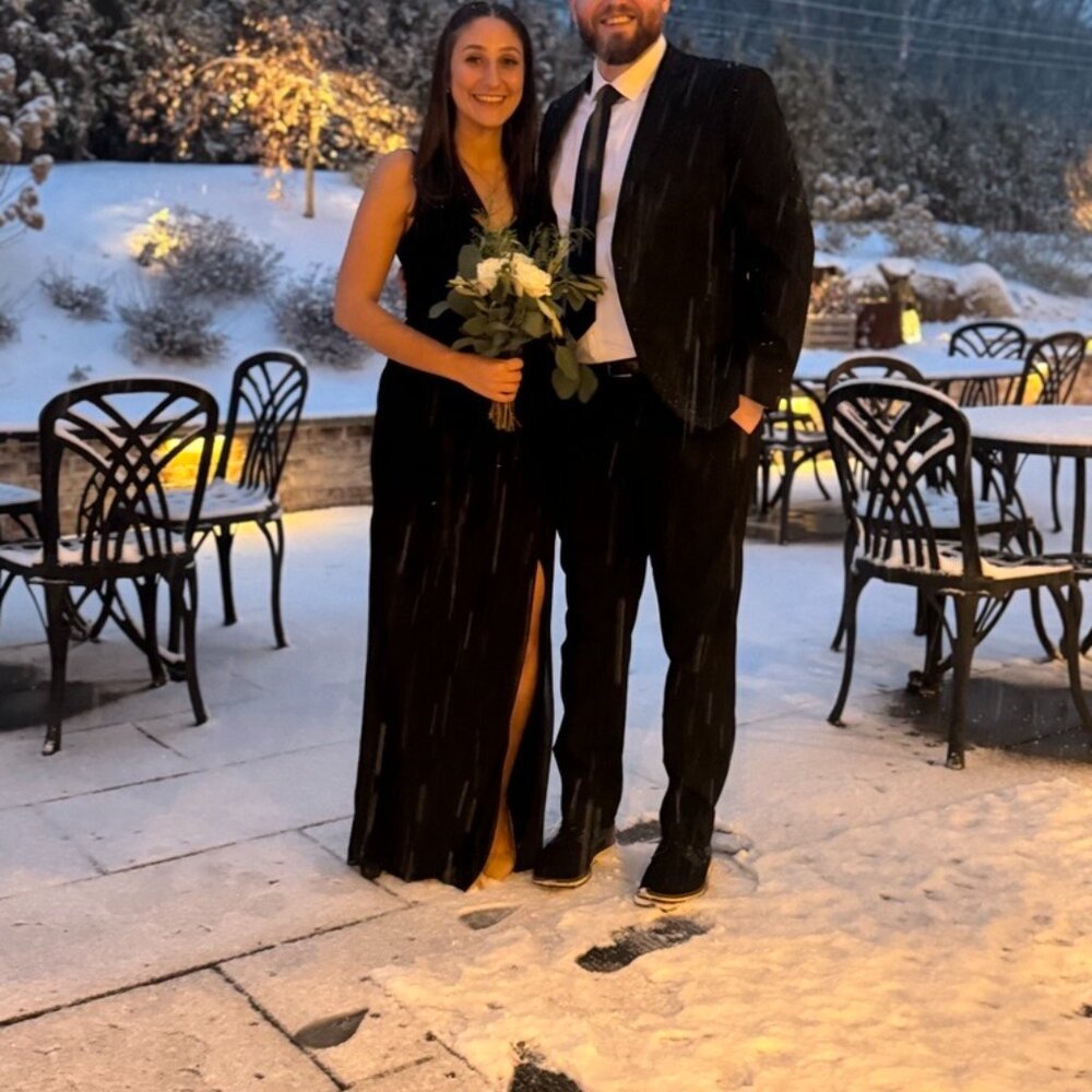 Azazie Deandra Black Dress